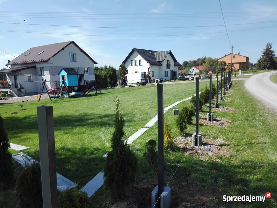 ogrodzenie panelowe komplet z montażem Ogrodzenia i bramy Budownictwo i akcesoria