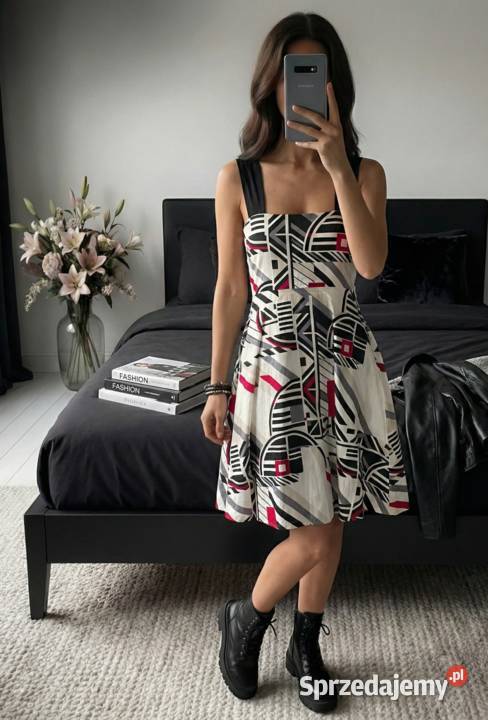 Sukienka MNG Suit r L bawełna z elastanem śląskie Bytom