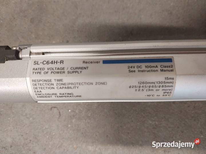 Kurtyna świetlna 24VDC	SLC64HR Keyence kujawsko-pomorskie Dragacz