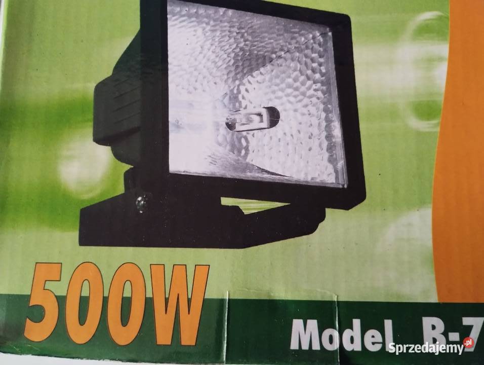 Naświetlacz halogenowy B7G 500W do montażu Olkusz sprzedam