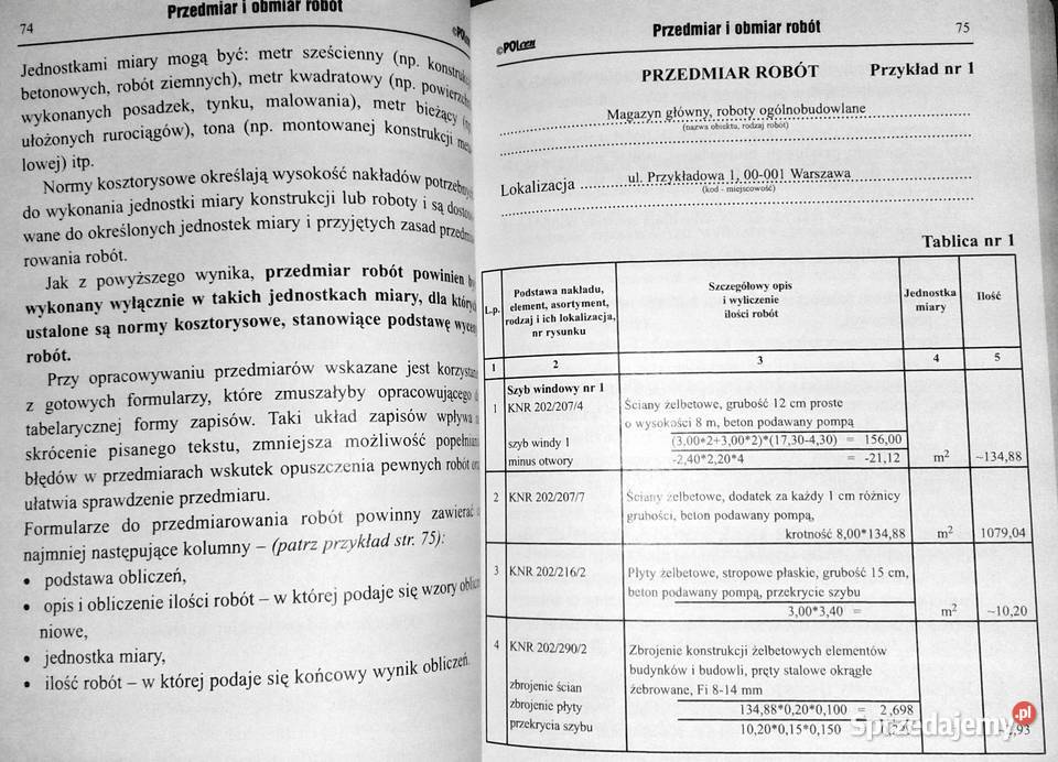 Kosztorysowanie obiektów i robót budowlanych Pozostałe Chełm