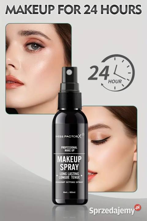 Spray Utrwalający Makijaż 60ml Profesjonalny AS Unisex Makijaż Płock