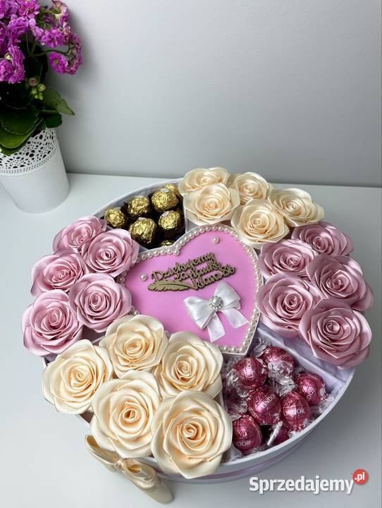 Flowerbox wieczne roże prezent niej Wrocław sprzedam