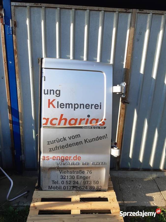 Opel Vivaro drzwi prawe tylne skrzydłowe łódzkie Ksawerów