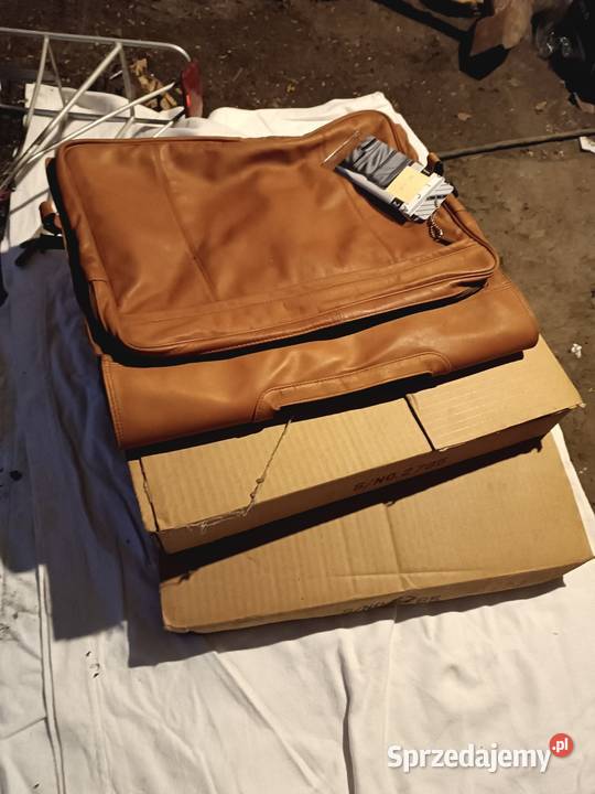 Torba Rowerowa na bagażnik Skóra Annopol sprzedam