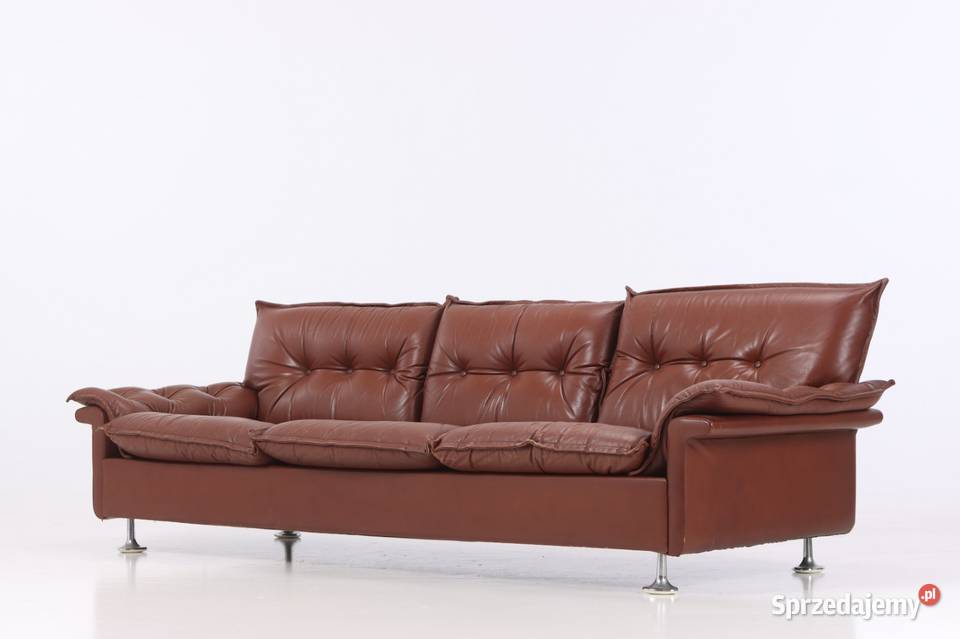 Duńska sofa skórzana Vintage