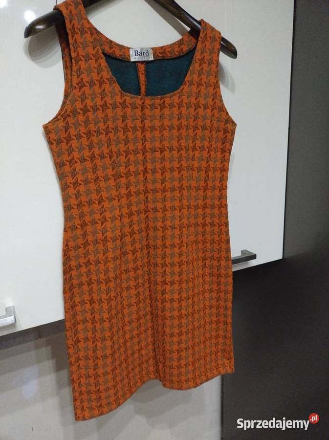 Sukienka prancezka w kolorze pomarańczowym Lublin