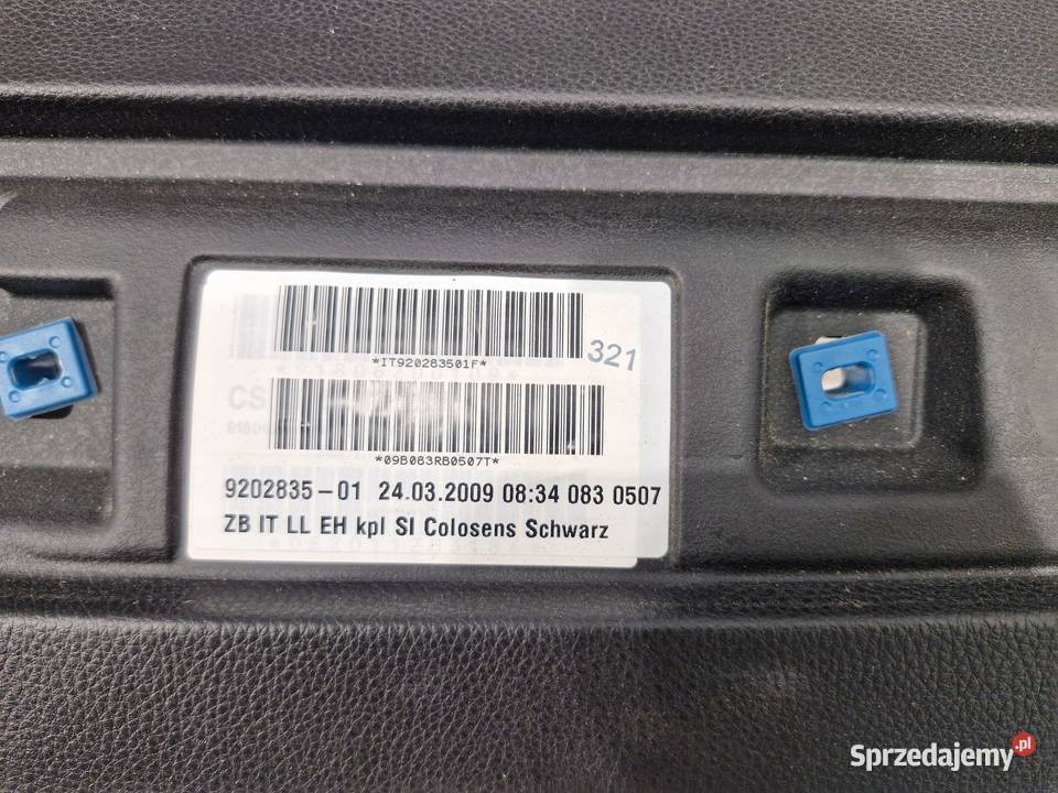 BMW 3 E90 E91 E92 E93 DESKA KONSOLA PODUSZKA osobowe