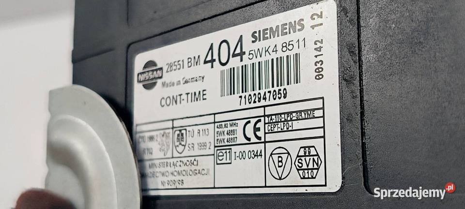 MODUŁ NISSAN ALMERA 5WK48511 Lipno