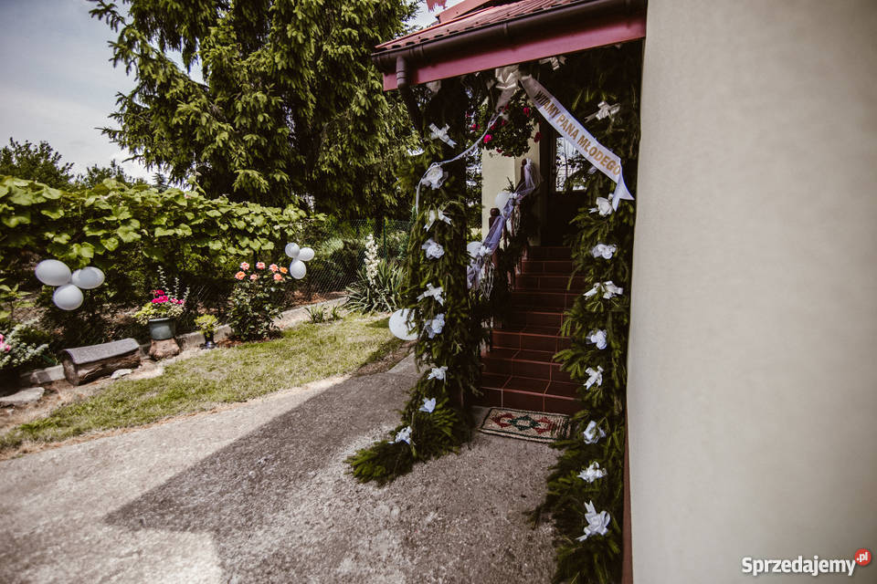 Dekoracja samochodu do ślubu Kraków