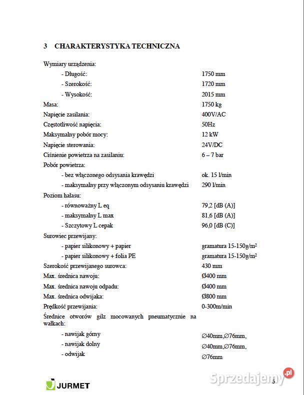 Przewijarka etykiet JURMET Langer 430 Stąporków