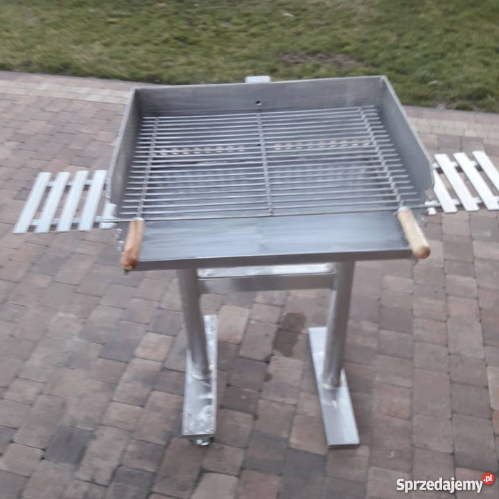Solidny grill ogrodowy blacha nierdzewna 5 mm