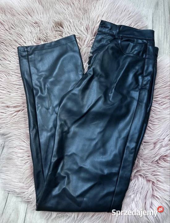 Spodnie skórzane Zara S Leszno