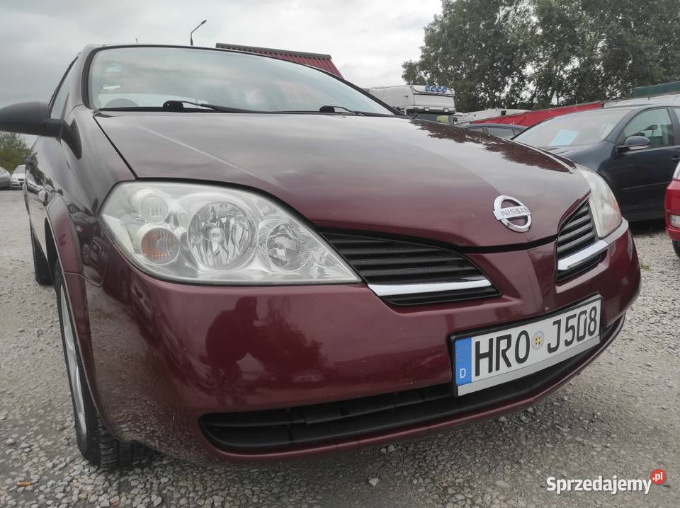 NISSAN PRIMERA 2003 R 18 BENZYNA BEZ RDZY