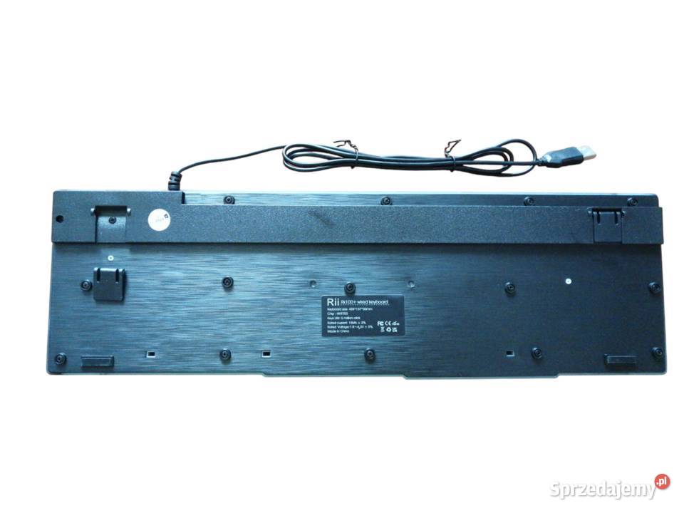 KLAWIATURA GAMINGOWA PODŚWIETLANA RGB Elektronika