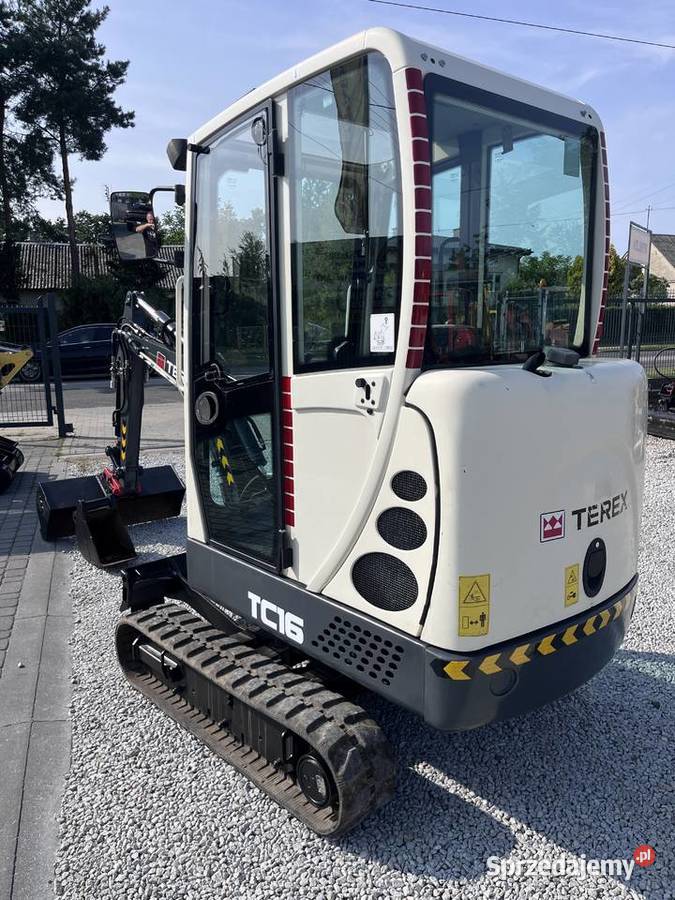 Mini koparka TEREX TC16 z 2015r Ładna 1800