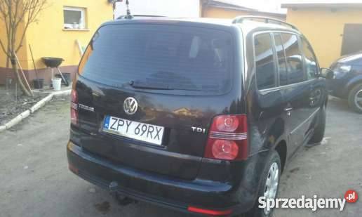 Sprzedam vw touran 19 TDI przyciemniane szyby zachodniopomorskie Pyrzyce sprzedam