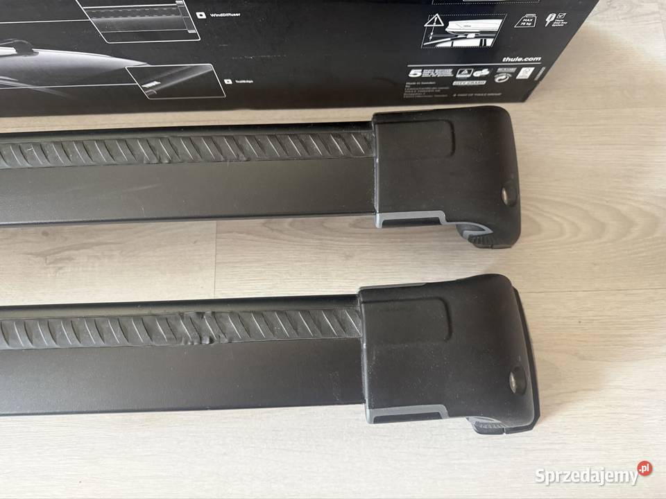 Bagażnik dachowy Thule belki czarny Mercedes CŁA