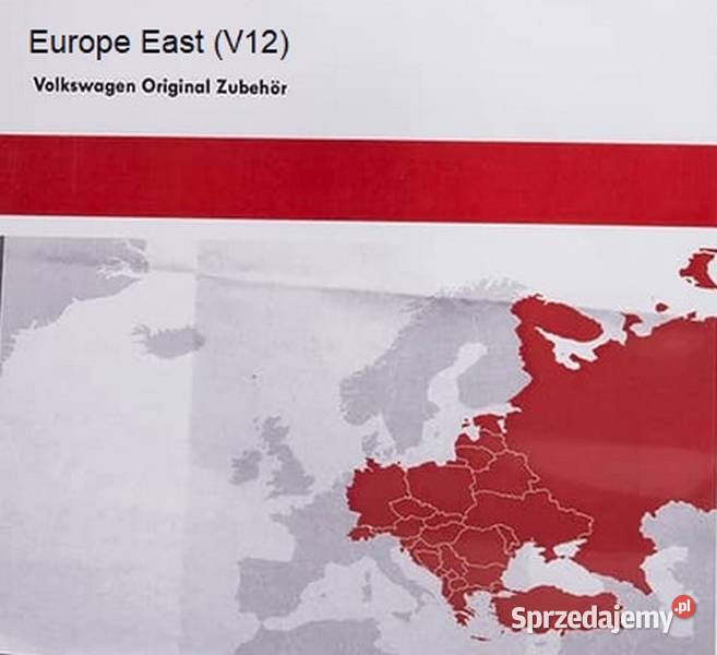 RNS 310 VW Volkswagen Skoda Seat mapa Europy z łódzkie Aleksandrów Łódzki