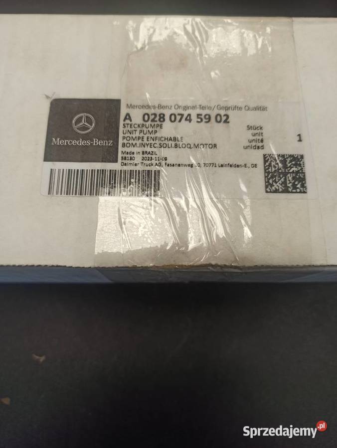 Pompa PLD Mercedes Actros Axor Tourismo OM501 Mińsk Mazowiecki