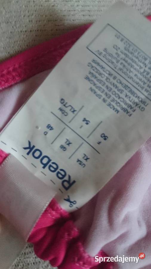 Markowe Bikini Reebok XL Różowe Zambrów