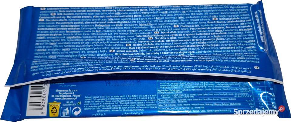 Chocoyoco Czekolada mleczna 100g Chocomoco Czeladź