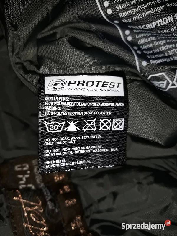 Błękitne spodnie narciarskie Protest36 Sosnowiec