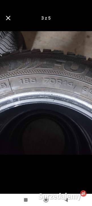 Komplet opon zimowych Fulda 185 70 14 zima sprzedam