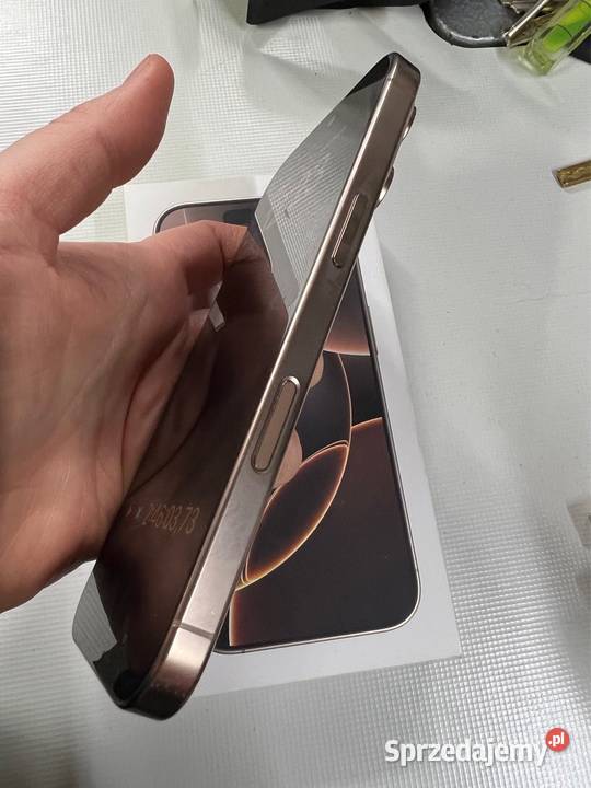 iPhone 16 pro piaskowy Nowe Miasto Lubawskie