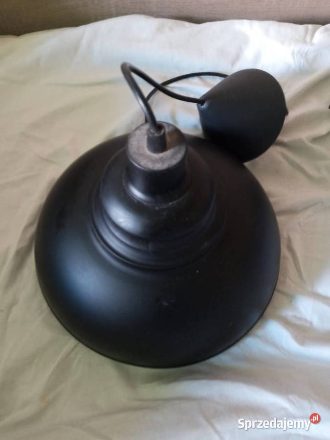 Czarna lampa sufitowa średnica 30 Warszawa