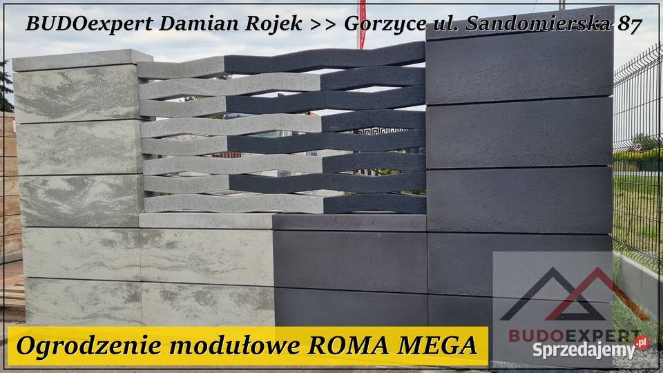 Nowoczesny bloczek na ogrodzenie Joniec ROMA podkarpackie Nisko