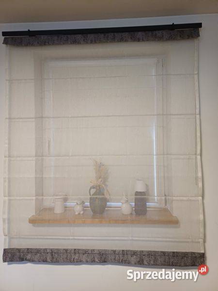 KOMPLET ROLETA RZYMSKA OKNO TARASOWE Zasłony dolnośląskie Miłoszyce sprzedam
