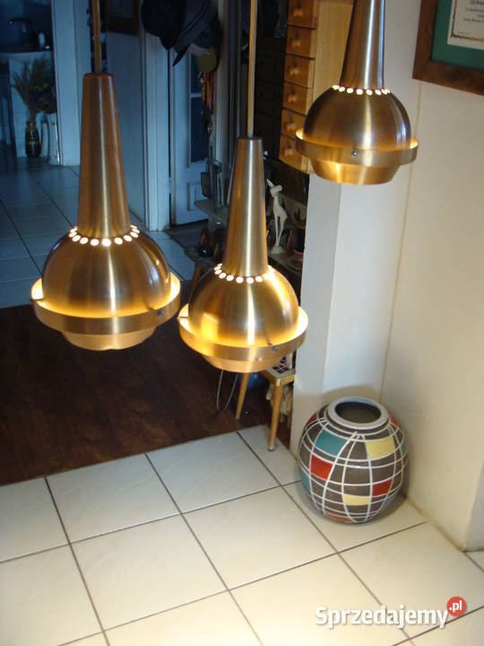 Stylowy lampa kaskadowa z lat 70