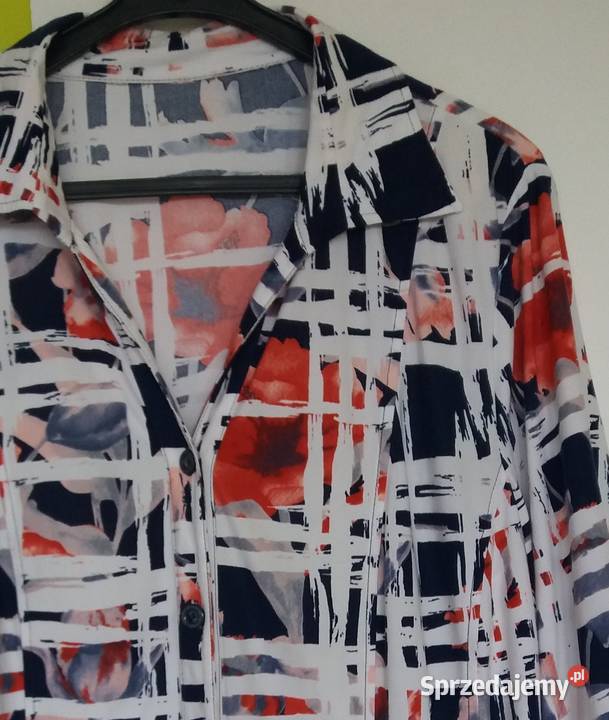 XXL52 Przemiła bawełniana bluzka kolorowy Gliwice sprzedam