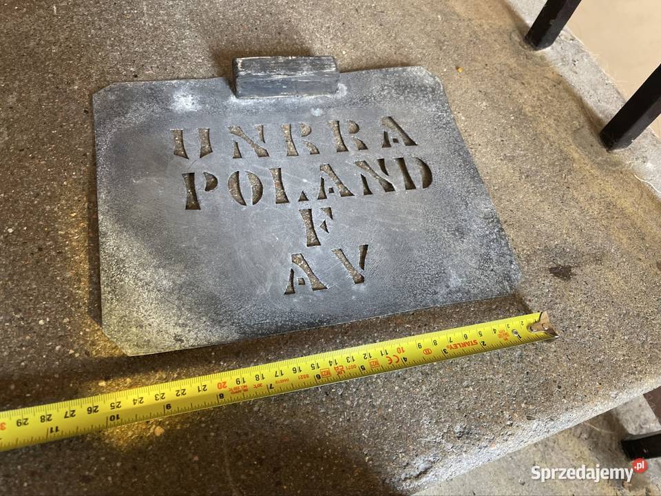 TablicaSzablon UNRA Poland Złocieniec sprzedam