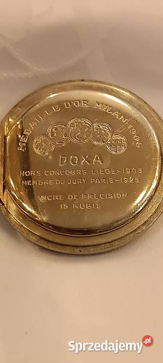 Zegarek kieszonkowy DOXA z dewizką Kraków