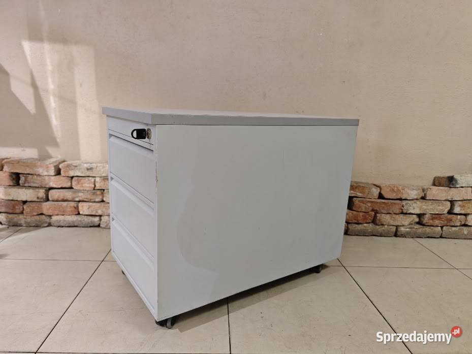 Kontener biurowy metalowy BUKO 3 szuflady klucz śląskie