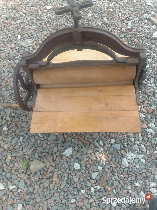 Stary magiel wyciskarka Gdów