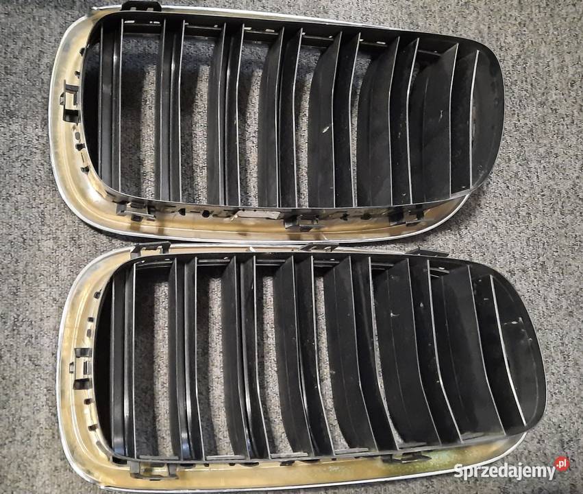 Grill atrapa nerki BMW X5 oryginał L i P osobowe wielkopolskie Żodyń