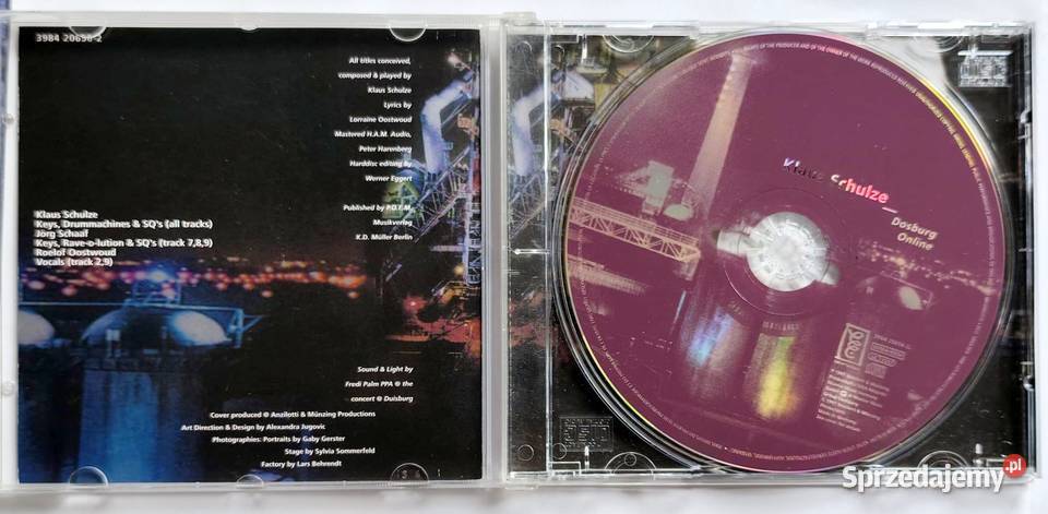 CD Klaus Schulze Dosburg Online Koncert w dolnośląskie Oława