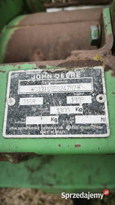 Heder John Deere typ 316 480m Do kombajnów Modliborzyce