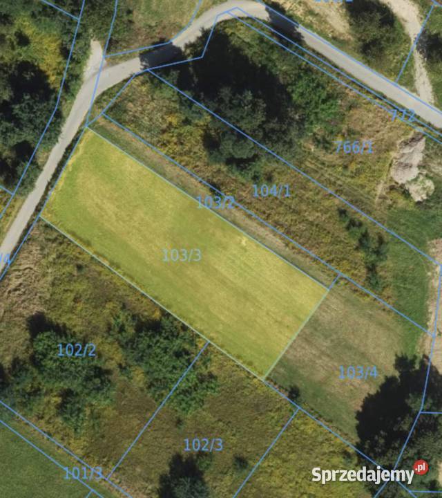 Widokowa działka budowlana w Balicach 19 arów 1900m2 Balice