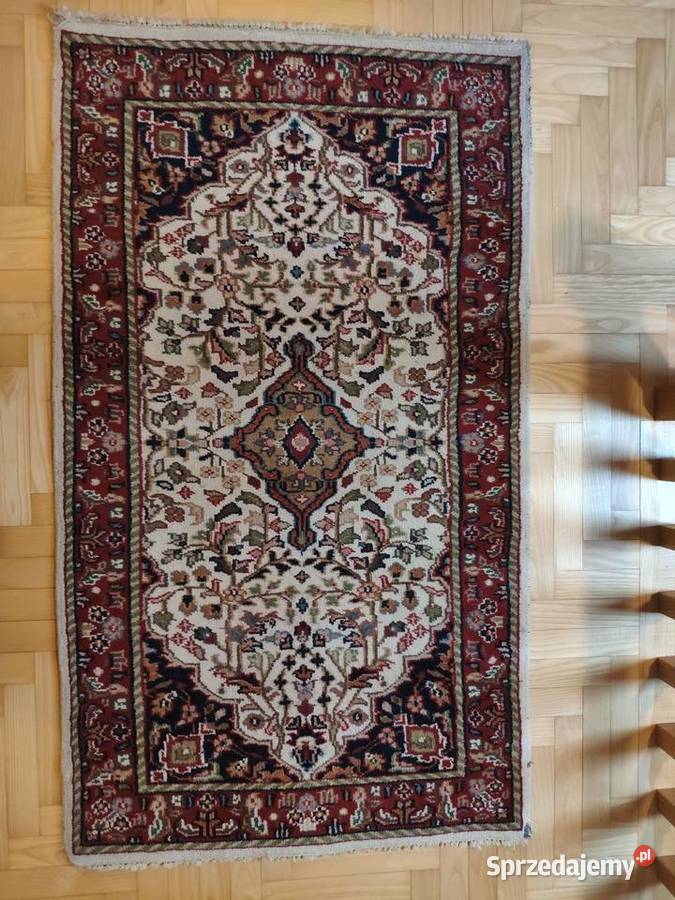 Wełniany ręcznie tkany perski dywan dywanik 93 X Kraków sprzedam