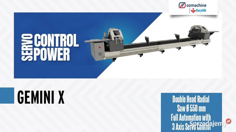Piła dwugłowicowa GEMINI X 2x tarcza 550mm piła