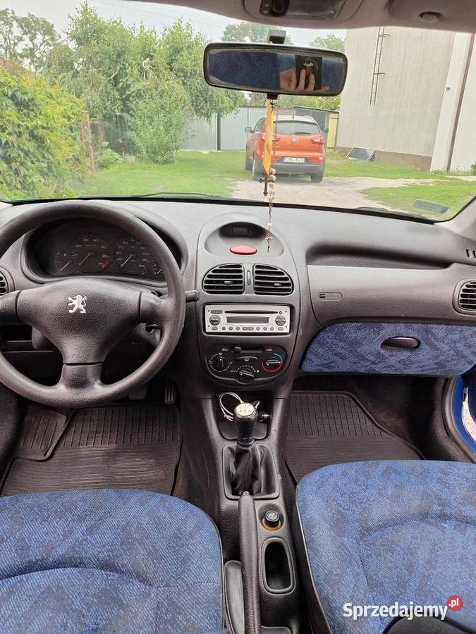 Peugeot 206 11 LPG niebieski kujawsko-pomorskie Wójcin