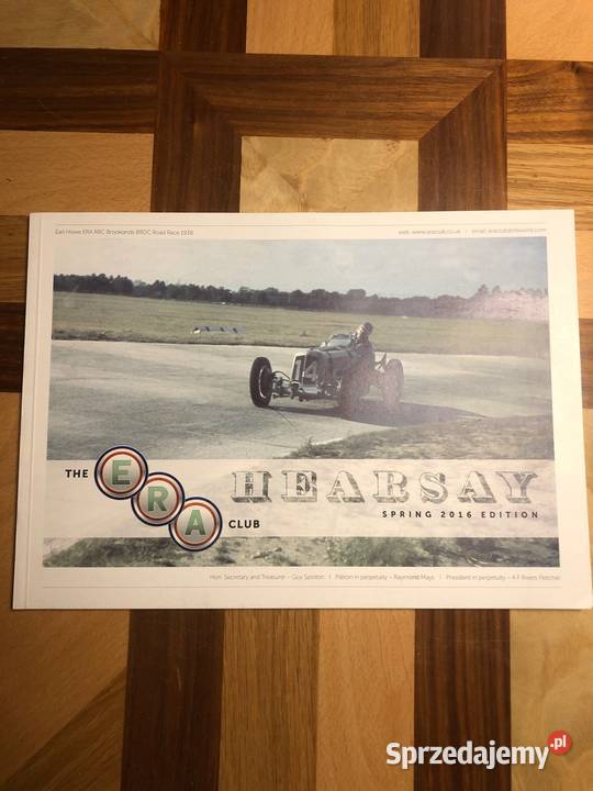 The ERA Club Hearsay 2016 książka Poznań