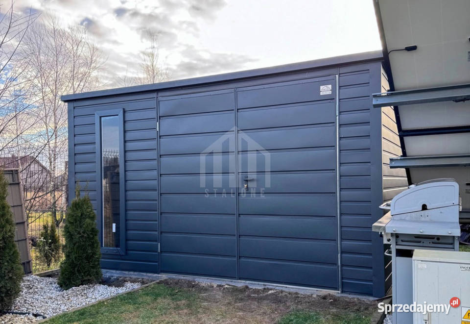 Schowek domek ogrodowy 35x4m wiata brama okno Radom