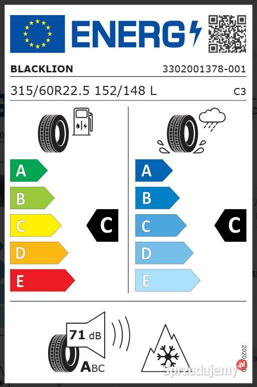 31560 R225 BlackLion BF188 Opony Prowadzące Nowe Zarębki