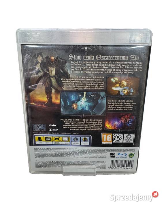 Gra Diablo III Reaper of Souls Ultimate Evil Sony Playstation 3 Elbląg