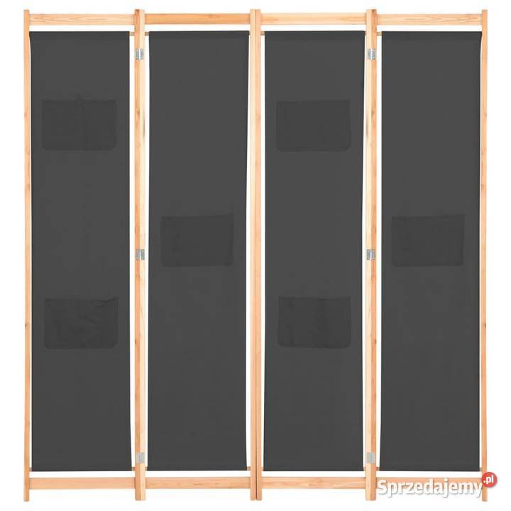vidaXL Parawan 4panelowy szary 160x170x4 Warszawa
